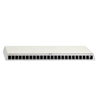Rutenbeck Patchpanel PP-UM A-24 Ap rw 23911124 | 24 Port Cat6 RJ45 | geschirmt | Aufputz | Hutschiene | weiß RAL9010