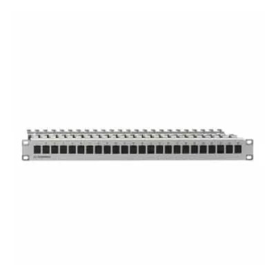 RUTENBECK Patchpanel PP-UM-Cat.6A iso 25/10G #239101100 | 24 Ports RJ45 | 1HE 19 Zoll | Cat.8.1 | geschirmt | RAL 7035
