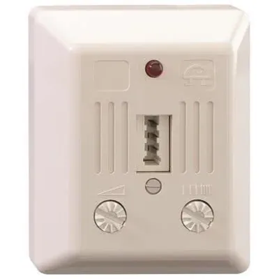 Rutenbeck Zusatzwecker WK 955 Ap 16210101 | Aufputz | Zusatzklingel | sehr laut 92 dB | TAE-Buchse | perlweiß RAL 1013