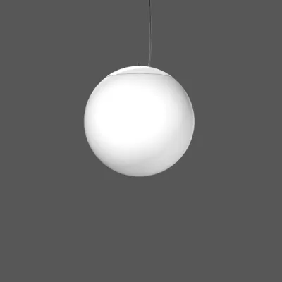 RZB Pendelleuchte LED 312105.002.76 | Kugeldesign | 28W | 2400lm | DALI dimmbar | 3000K | Opalglas | Ø350mm | weiß