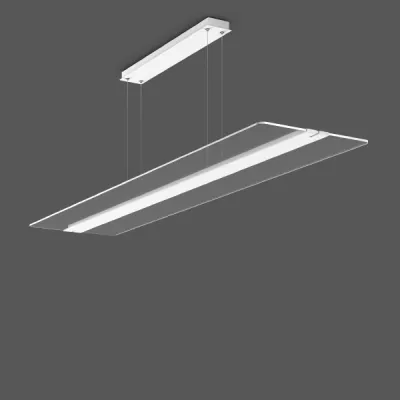 RZB LED-Pendelleuchte 312265.002.1.76 TWINDOT S | 62W | 8100lm | 1500mm | 4000K | DALI dimmbar | UGR<19 | weiß