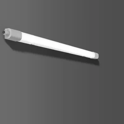 RZB LED-Feuchtraumleuchte PLANOX ECO 451245.009 | 20-34W | 4000K | 1399mm | IP66 | Ammoniakbeständig | grau