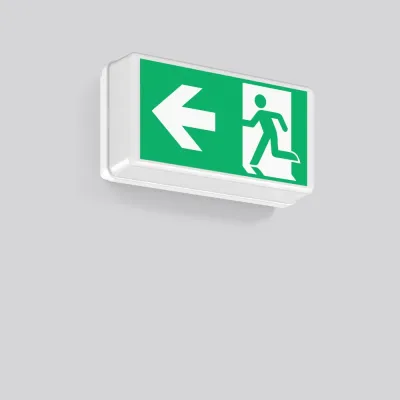 RZB LED-Sicherheitsleuchte GSUN 3 672517.002.F1 | Rettungswegkennzeichnung | IP54 | 4,1W 4000K | 3h | weiß