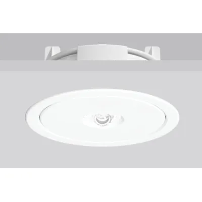 RZB LED-Sicherheitsleuchte Einbau 672526.002.F1 | Notleuchte Rettungsweg | 240lm | 4000K | Einzelbatterie | IP20 | weiß