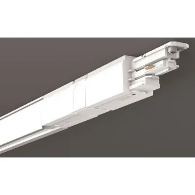 RZB Mitteleinspeisung 701107.002 | DALI-Stromschiene 3-polig | Zwischeneinspeisung Kunststoff | 200mm | weiß
