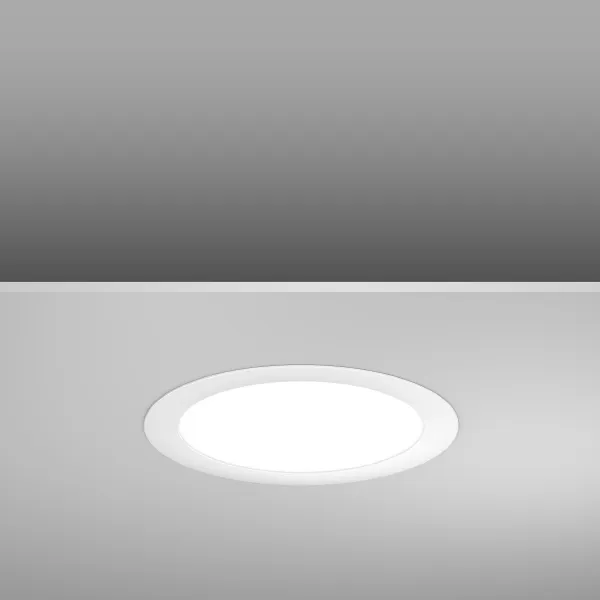 RZB LED Einbau-Downlight Toledo Flat 901484.002.1 | 23W | 4000K | 2250lm | Ø317mm | Aluminium | IP40 | Weiß