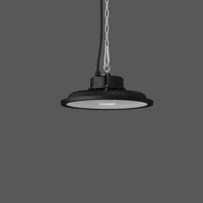 RZB LED Hallenstrahler Industrial Hall EVO 921533.003 | 76-151W | 23200lm | 4000K | IP65 | UGR<19 | Ø380mm | schwarz