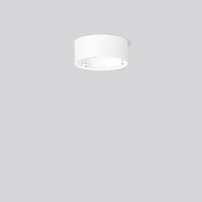RZB Aufbaugehäuse 982917.002 | Befestigungssatz für TOLEDO FLAT+ round | Stahlblech weiß | Ø165mm H68mm