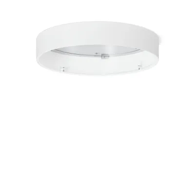 RZB Aufbaugehäuse 982919.002 | Stahlblech pulverbeschichtet | Ø390 mm | H68 mm | weiß | für TOLEDO FLAT+ round