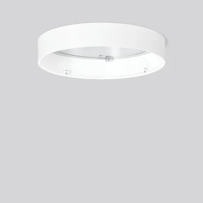 RZB Aufbaugehäuse 982919.002 | Stahlblech pulverbeschichtet | Ø390 mm | H68 mm | weiß | für TOLEDO FLAT+ round