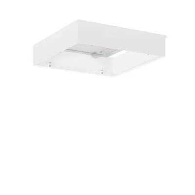 RZB Aufbaugehäuse 982923.002 | Stahlblech pulverbeschichtet | 310x310x68 mm | für TOLEDO FLAT+ square | weiß