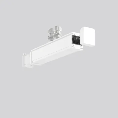 RZB Mitteleinspeisung 983212.002.6 | 7-polig | LINEDO Stecksystem | 316x53x59 mm | Stahlblech | weiß