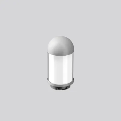RZB Abdeckung Ersatzglas Mega Laterne R 982262.004 | Aluminium | opal | D115 x H228 mm | 120° | Silber