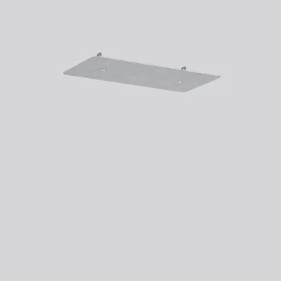 RZB Befestigungsset 983100.000 | Satz für Seil- oder Kettenabhängung | 230x115x24 mm | unlackiert