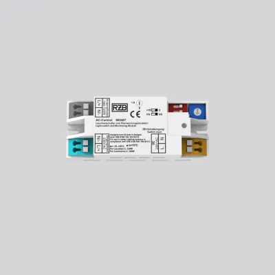 RZB AC Control Modul 985487 | Einzelleuchtenüberwachung Notlicht 2–120W | IP20 | 81x33x24mm | Dreh-Codierschalter