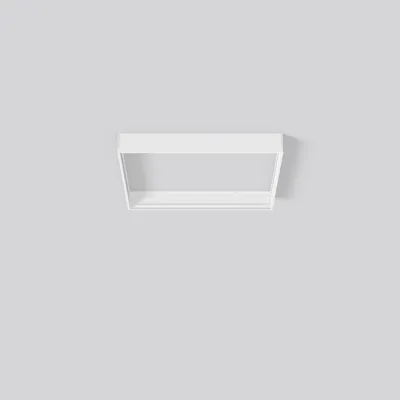 RZB Anbaurahmen 982727.002 | Befestigungssatz Aluminium | 602x602x75 mm | weiß