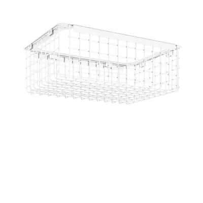 RZB Ballschutzkorb 981168.002 | Schutzkorb für Leuchten | 540x375x185 mm | Stahl pulverbeschichtet | weiß