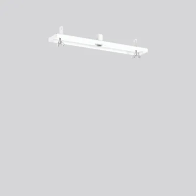 RZB Befestigungsset 981780.002.1 | GSUN-S/D | Zubehör für Seil- oder Kettenabhängung | 238x40x32 mm | weiß