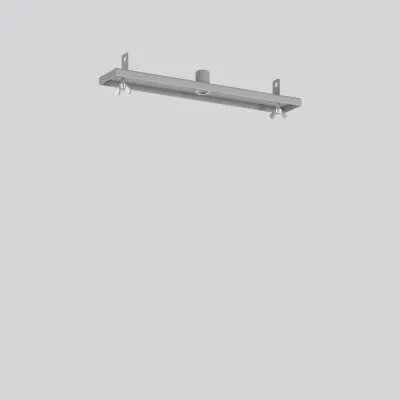 RZB Befestigungsset 981780.004.1 | GSUN-S/D | Seil- oder Kettenabhängung | Deckenmontage | 238x40x32 mm | silber