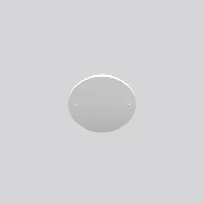RZB Plakette Kunststoff 99351 | Stromkreis Bezeichnungsschild | Ø 40mm x 2mm | haftend für Rauputz | weiß