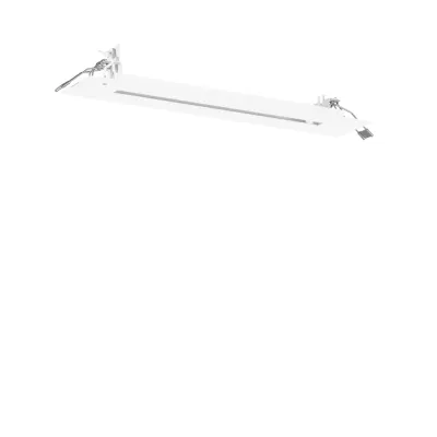 RZB Einbaurahmen 981883.004.1 GSUN-S | Einbaurahmen für Deckeneinbau | 330x68 mm | Aluminium | silberfarben