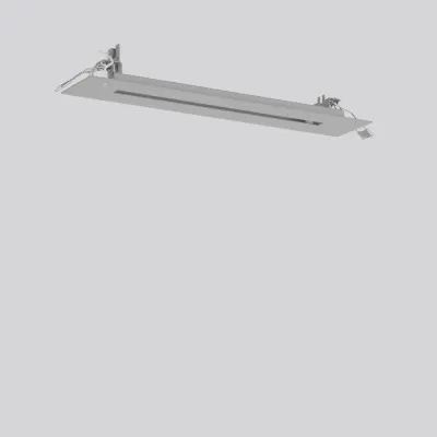 RZB Einbaurahmen 981883.004.1 GSUN-S | Einbaurahmen für Deckeneinbau | 330x68 mm | Aluminium | silberfarben