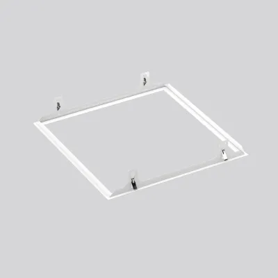 RZB Einbaurahmen 982958.002 | Einbaurahmen für Deckenleuchten | Stahlblech pulverbeschichtet | 646x646x2 mm | weiß