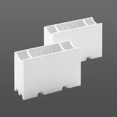 RZB Iso-Fassung S14s 41402.002 | Lampenfassung für Linienlampen | 60–120W | IP20 | Kunststoff | weiß