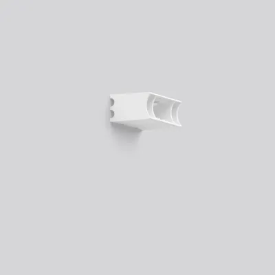 RZB Lampenfassung S14d 41401.002 | Einzelfassung für Linienlampen | Kunststoff | 35W | IP20 | weiß