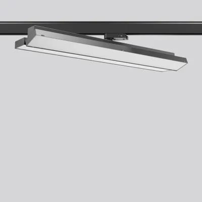 RZB LED-Schienenstrahler 742164.003 | 73W | 3000K | 4900–8150lm | dreh- & schwenkbar | MultiLumen | schwarz
