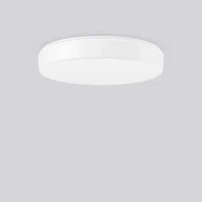 RZB LED-Deckenleuchte 311613.002.5 | Anbauleuchte rund 24W | 2550lm | 4000K neutralweiß | Ø515mm | Stahl weiß | IP40