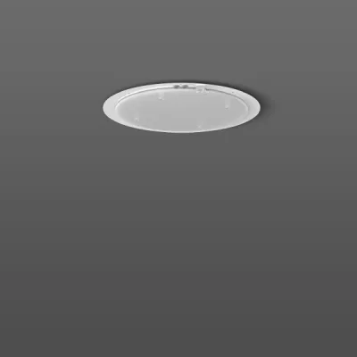 RZB LED-Deckenleuchte Flatliner Slim 312285.002.1.76 | 38W | 3000lm | DALI dimmbar | 4000K neutralweiß | Ø 496mm | weiß