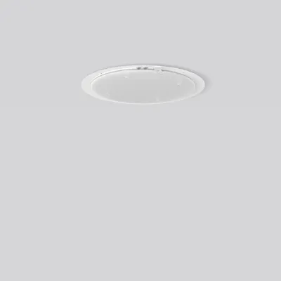 RZB LED-Deckenleuchte Flatliner Slim 312285.002.1.76 | 38W | 3000lm | DALI dimmbar | 4000K neutralweiß | Ø 496mm | weiß