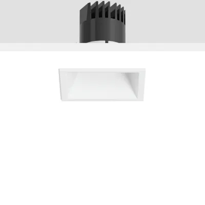 RZB LED-Einbaustrahler 901833.002 LEVIDO Square | 7,5-12W | 3000K | 690-1050lm | dimmbar | IP44 | weiß