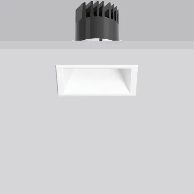 RZB LED-Einbaustrahler 901833.002 LEVIDO Square | 7,5-12W | 3000K | 690-1050lm | dimmbar | IP44 | weiß