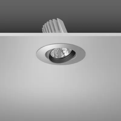 RZB LED-Einbaustrahler 940, DALI, silber 911628.004.1.76