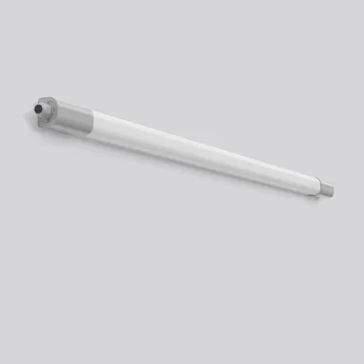 RZB LED-Feuchtraumleuchte 451243.009.76 | Planox Eco | 46W | 4000K | 6800lm | DALI | grau | Wand- & Deckenmontage