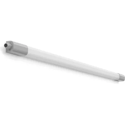 RZB LED-Feuchtraumleuchte Planox ECO 451219.009.76 | 50W 6800lm 4000K | IP66 IK08 | DALI dimmbar | 1752mm grau