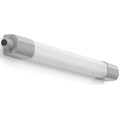 RZB LED-Feuchtraumleuchte 451241.009 Planox Eco | 7,5–15W | 1100/2100lm | IP66 | 4000K neutralweiß | IK08 | 799mm | grau