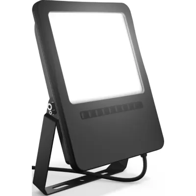 RZB LED-Strahler HB450 722126.003 | 100W | 11000lm | 4000K neutralweiß | IP65 | Aluminium schwarz | 360x240x48mm