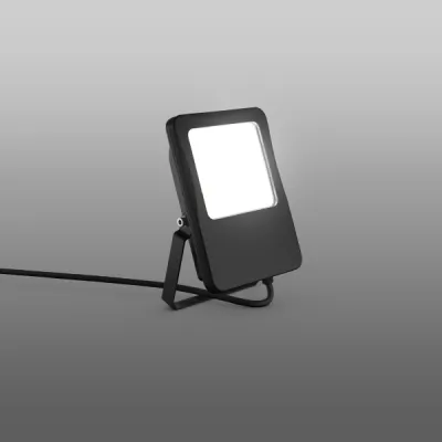 RZB LED-Strahler HB450 722147.003 | 50W | 5500lm | 4000K neutralweiß | IP65 | Aluminium | Wand-/Deckenmontage | schwarz