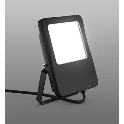 RZB LED-Strahler HB450 722147.003 | 50W | 5500lm | 4000K neutralweiß | IP65 | Aluminium | Wand-/Deckenmontage | schwarz