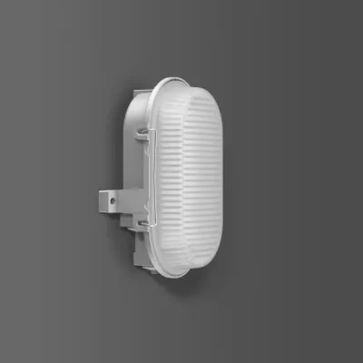 RZB LED-Ovalleuchte 4000K silber 501045.004