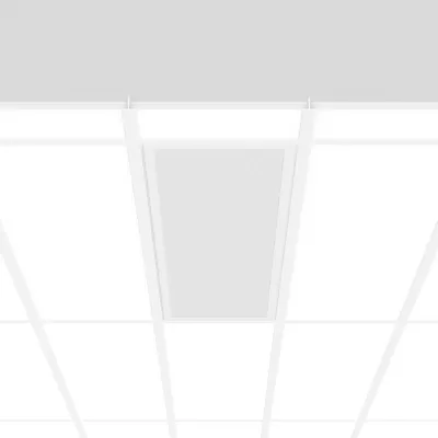 RZB LED-Panel Einlegeleuchte 312368.002.790 SideliteECO | 29-38W | 3000K | 3200lm | UGR<19 | 1245x308mm | Aluminium weiß