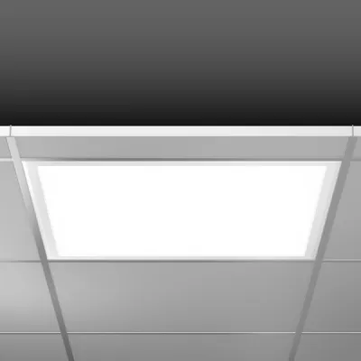 RZB LED-Panel Einlegeleuchte 312776.002 SIDELITE ECO | 622x622 mm | 37W | 3550 lm | 3000K | Aluminium Weiß | IP40
