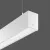 Bild: RZB LED-Pendelleuchte LINEDO Single 312563.000.1.76 | 31 W | 4850 lm | 4000K | DALI dimmbar | Aluminium | 1700 mm | IP20