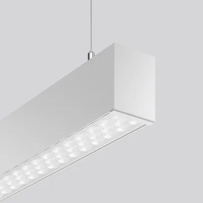 RZB LED-Pendelleuchte LINEDO Single 312563.000.1.76 | 31 W | 4850 lm | 4000K | DALI dimmbar | Aluminium | 1700 mm | IP20