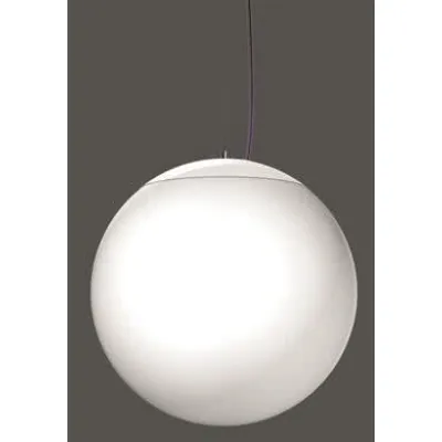 RZB Pendelleuchte LED 312105.002.1.76 | Kugeldesign Opalglas | DALI dimmbar | 28W 4000K 2500lm | Ø350mm | weiß