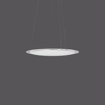 RZB LED-Pendelleuchte Flatliner Slim 312286.002.76 | 38W | 2750lm | 3000K | DALI dimmbar | Ø 496mm | weiß | Aluminium