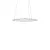 Bild: RZB LED-Pendelleuchte Flatliner Slim 312286.002.76 | 38W | 2750lm | 3000K | DALI dimmbar | Ø 496mm | weiß | Aluminium